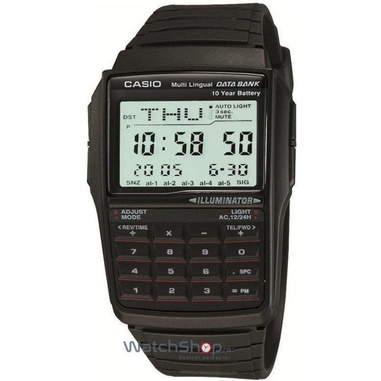 Ceas Casio DATA BANK DBC-32-1AES Baterie 10 Ani – Ceasuri Barbatesti ...