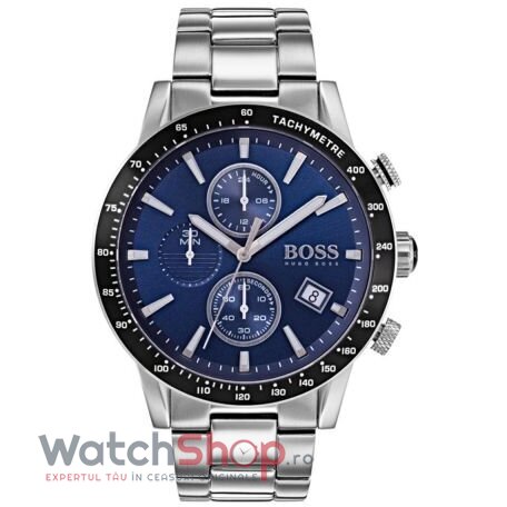 Ceas Hugo Boss Original Barbatesc Sport Albastru RAFALE 1513510 Chronograph Quartz cu Comanda Online
