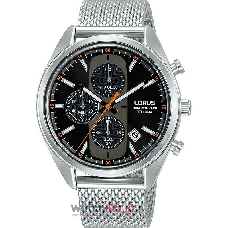 Ceas Lorus Barbatesc Sport S RM351GX9 Cronograf Negru Quartz Original cu Comanda Online
