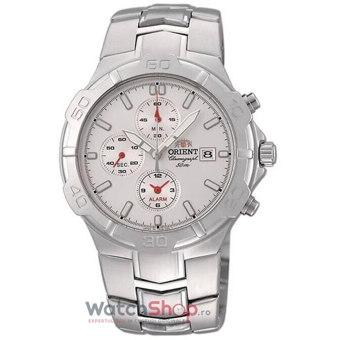 Ceas Original Orient Barbatesc Sport Alb Y FTD0M002W0 Cronograf Quartz cu Comanda Online