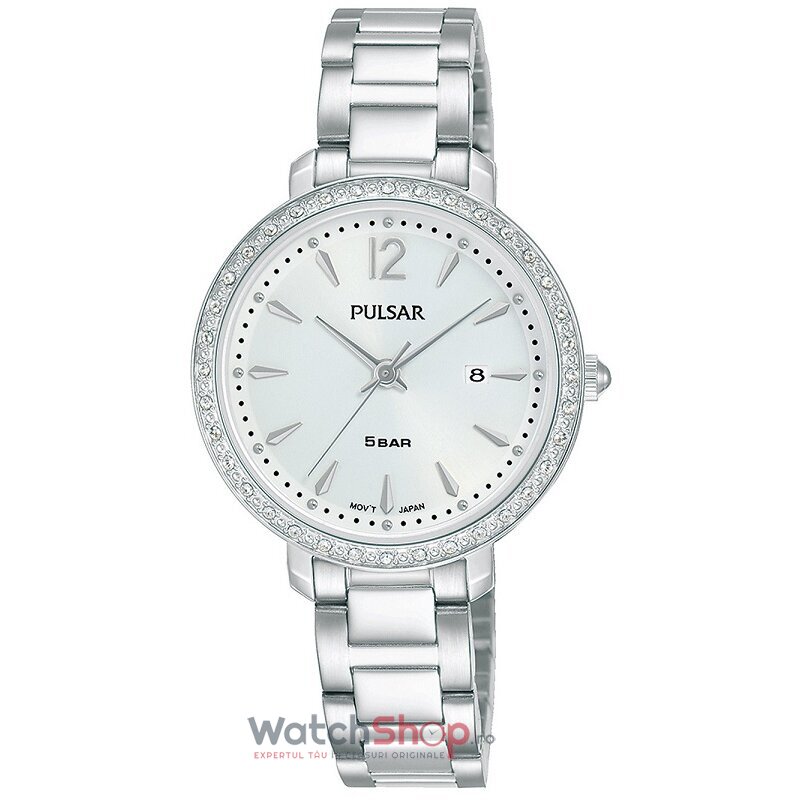 Ceas de Dama Pulsar Fashion de Mana Argintiu PH7511X1 Quartz cu Comanda Online
